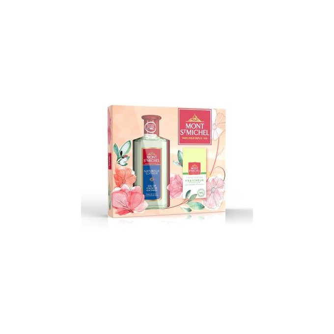 Mont St Michel Naturelle Classique Gift Set - rinkinys - EDC 250 ml ir muilas 125 g