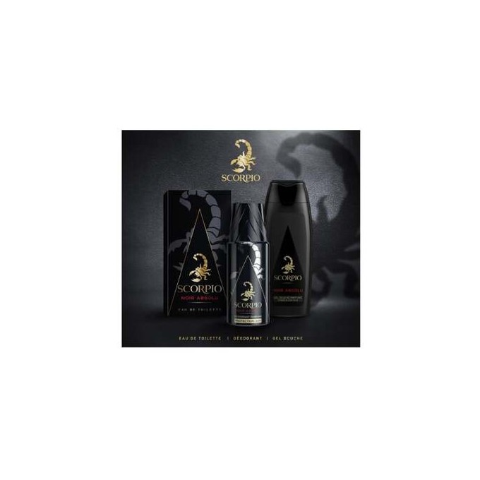 Scorpio Noir Absolu Gift Set - rinkinys - EDT 75 ml, dušo želė 250 ml ir dezodorantas 150 ml