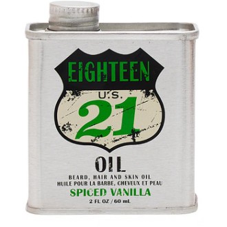 18.21 Man Made Beard, Hair & Skin Oil ( Spiced Vanilla ) - Víceúčelový olej pro vousy 60ml