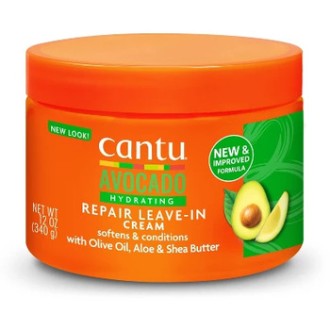 Cantu Avocado Hydrating Repair Leave-In Cream - Bezoplachový kondicionér s hydratačním účinkem 340ml