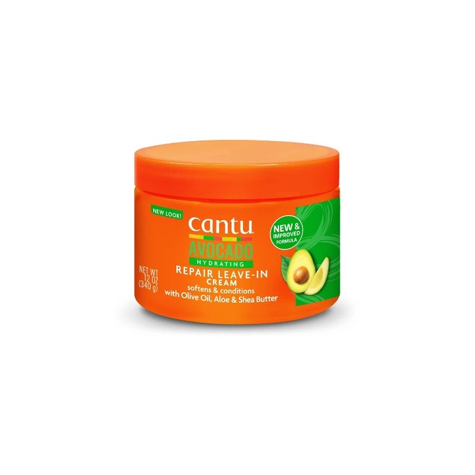 Cantu Avocado Hydrating Repair Leave-In Cream - Bezoplachový kondicionér s hydratačním účinkem 340ml