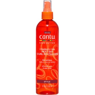 Cantu Shea Butter Comeback Curl Next Day Curl Revitalizer - Bezoplachová péče pro vlnité a kudrnaté vlasy 355ml