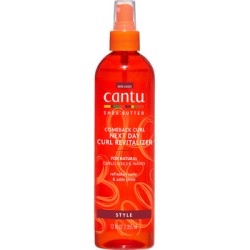 Cantu Shea Butter Comeback Curl Next Day Curl Revitalizer - Bezoplachová péče pro vlnité a kudrnaté vlasy 355ml