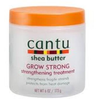 Cantu Shea Butter Grow Strong Strengthening Treatment - Vlasová kúra pro tepelnou úpravu vlasů 173ml