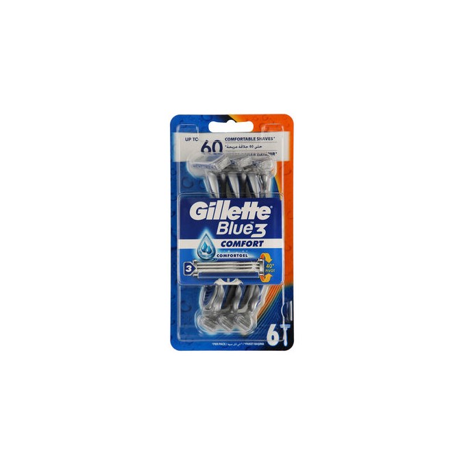 Gillette Blue3 Comfort - Pohotová holítka 6.0ks