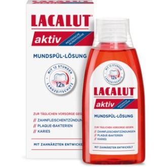 Lacalut Activ Mouthwash - Ústní vyplachovací roztok s fluorem 300ml