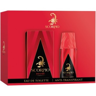 Scorpio Rouge Gift Set - rinkinys - EDT 75 ml ir dezodorantas 150 ml