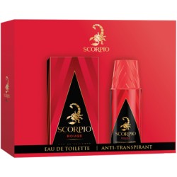 Scorpio Rouge Gift Set - rinkinys - EDT 75 ml ir dezodorantas 150 ml