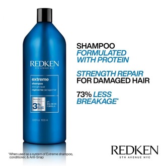 Redken Extreme Shampoo - Strengthening shampoo for weakened hair 1000 ml 2