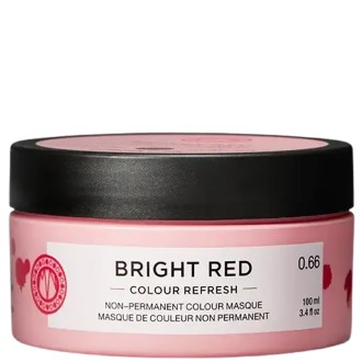 Maria Nila Bright Red Color Refresh Mask - Gentle nourishing mask without permanent color pigments