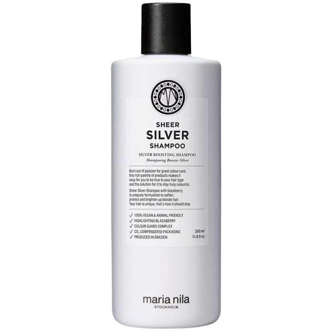 Maria Nila Sheer Silver Shampoo - Shampoo neutralizing yellow tones of hair 350 ml