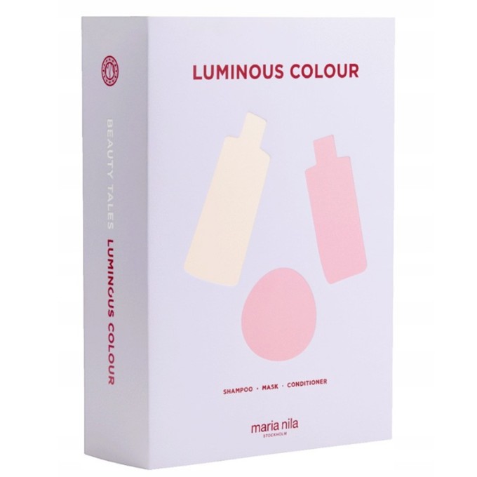 Maria Nila Luminous Colour Set - dovanų rinkinys šviesiai dažytų plaukų priežiūrai