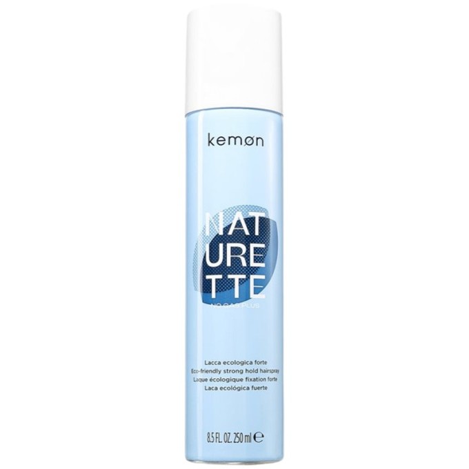 Kemon Naturette Plus Eco-friendly Hairspray - plaukų lakas ypač stipriai fiksacijai, 250 ml