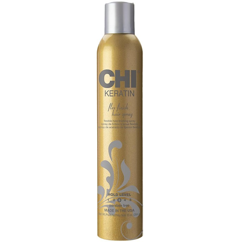 Farouk Systems CHI Keratin Flex Finish Hair Spray - Hairspray with flexible fixation 284 g