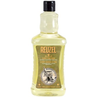 Reuzel 3-in-1 Tea Tree Shampoo-Conditioner-Body Wash - Men`s shampoo 3in1 1000 ml