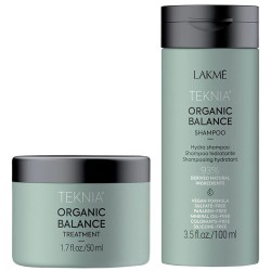 Lakmé Teknia Organic Balance Travel Pack - plaukų priežiūros rinkinys