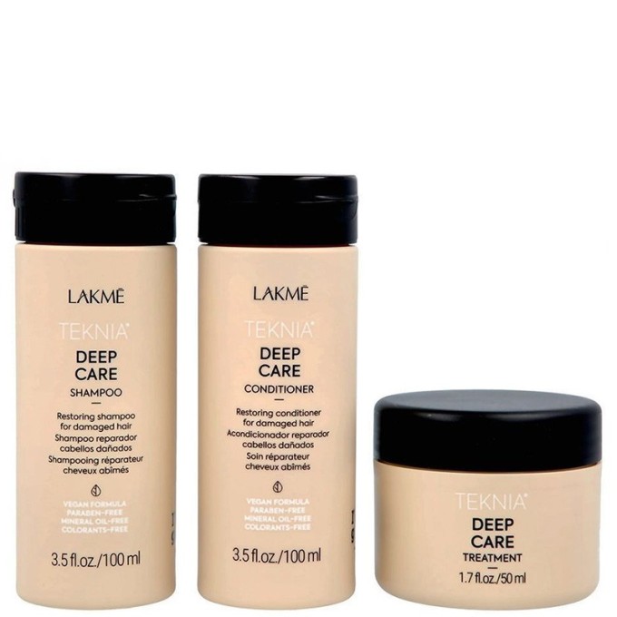 Lakmé Teknia Deep Care Travel Pack - rinkinys sausiems ir pažeistiems plaukams