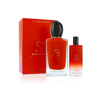 Armani Sí Passione Gift set - rinkinys - EDP 100 ml ir EDP 15 ml
