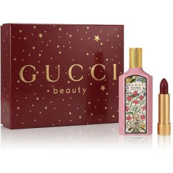 Gucci Flora Gorgeous Gardenia Gift Set - rinkinys - EDP 50 ml ir lūpų dažai 1,8 g