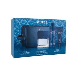 Guess Seductive Blue for Men Gift set EDT 100 ml, shower gel 100 ml, deospray 226 ml and cosmetic bag 100ml