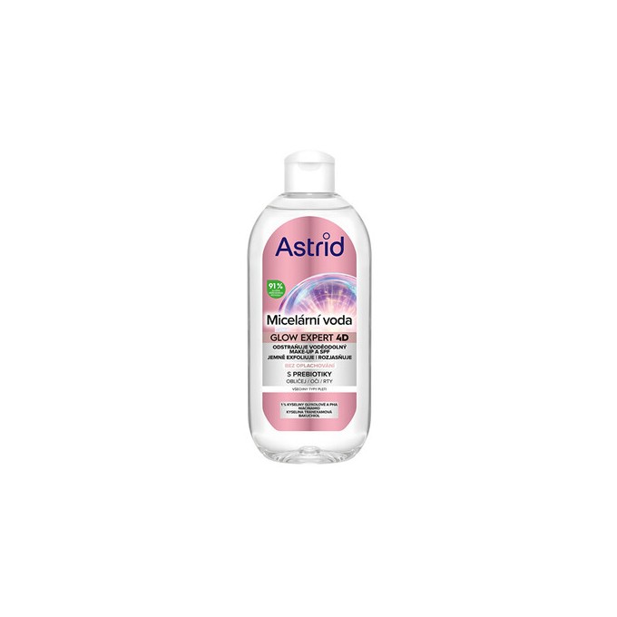 Astrid Glow Expert Micellar Water - Micelární voda pro rozjasnění pleti 400ml