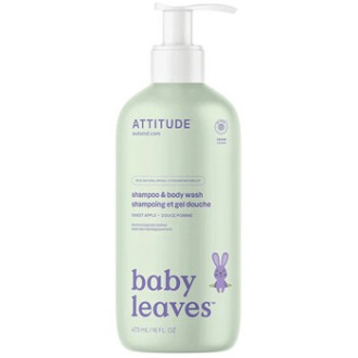Attitude Baby Leaves Shampoo ( Jablko ) - Dětské tělové mýdlo a šampon 473ml