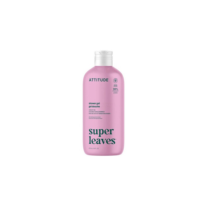 Attitude Super Leaves Shower Gel ( Kokos a lesní plody ) - Sprchový gel 473ml
