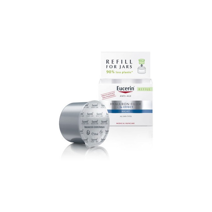 Eucerin Hyaluron-Filler + 3x Effect Night Cream Refill - Náplň nočního pleťového krému 50ml