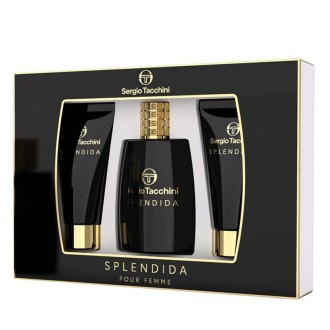 Sergio Tacchini Splendida Gift set - rinkinys - EDP 100 ml, dušo želė 100 ml ir kūno losjonas 100 ml