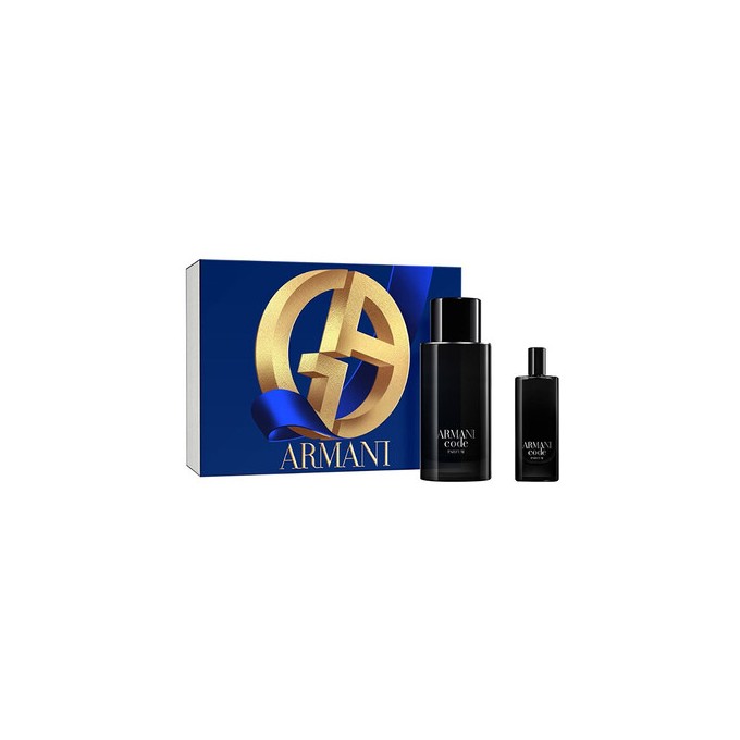 Armani Code for Men Parfum Gift Set - kvepalų rinkinys - EDP 125 ml ir EDP 15 ml
