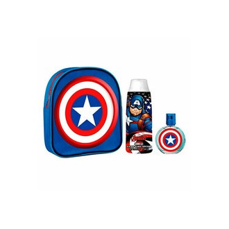 FRAGRANCES FOR CHILDREN Captain America Gift set EDT 50 ml, backpack and shower gel 300 ml 50ml