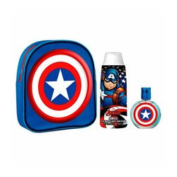 FRAGRANCES FOR CHILDREN Captain America Gift set EDT 50 ml, backpack and shower gel 300 ml