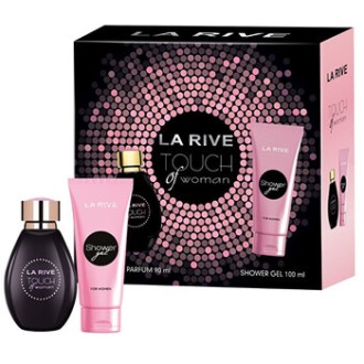 La Rive Touch Of Woman Gift Set - rinkinys - EDP 90 ml ir dušo želė 100 ml