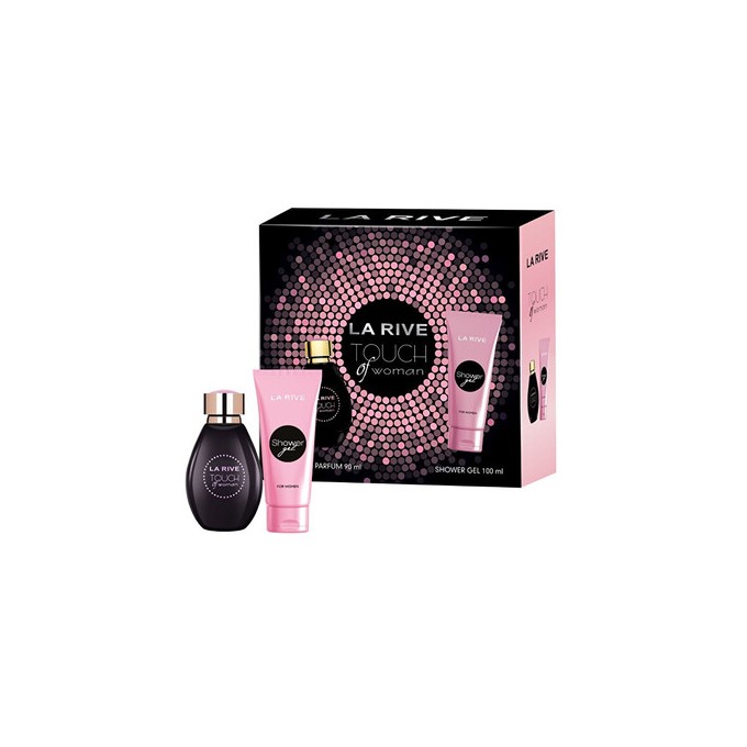 La Rive Touch Of Woman Gift Set - rinkinys - EDP 90 ml ir dušo želė 100 ml