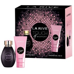 La Rive Touch Of Woman Gift Set - rinkinys - EDP 90 ml ir dušo želė 100 ml