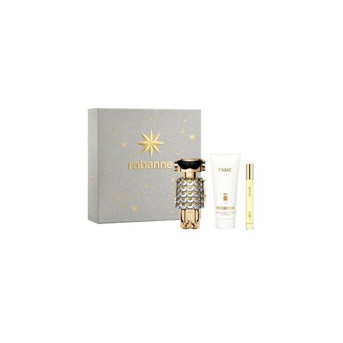 Paco Rabanne Fame Gift Set - rinkinys - EDP 50 ml, kūno losjonas 100 ml ir mini EDP 10 ml