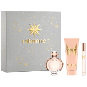 Paco Rabanne Olympea Gift Set - rinkinys - EDP 50 ml, kūno losjonas 100 ml ir mini EDP 10 ml