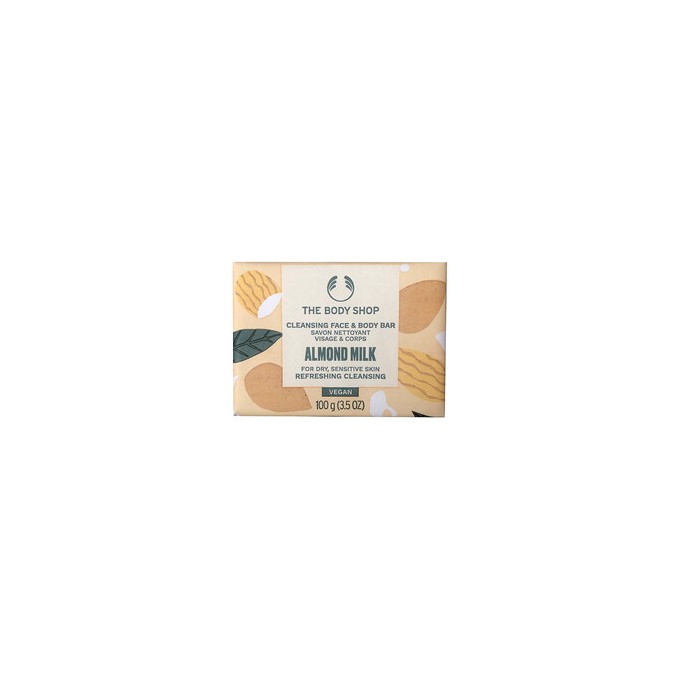 The Body Shop Almond Milk Cleansing Face & Body Bar ( dry and sensitive skin ) 100.0g