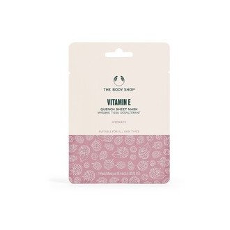 The Body Shop Vitamin E Quench Sheet Mask - Hydratační slupovací pleťová maska pro všechny typy pleti 18ml