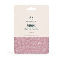 The Body Shop Vitamin E Quench Sheet Mask - Hydratační slupovací pleťová maska pro všechny typy pleti 18ml