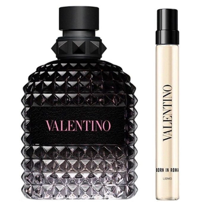 Valentino Valentino Uomo Born In Roma Gift Set - dovanų rinkinys - EDT 100 ml ir mini EDT 10 ml