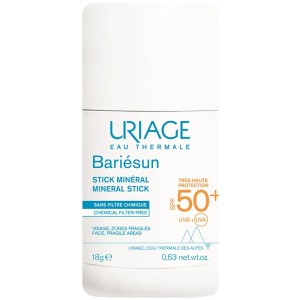 Uriage Bariesun Mineral Stick SPF 50+ - mineralinis pieštukinis kremas nuo sualės, 18 g