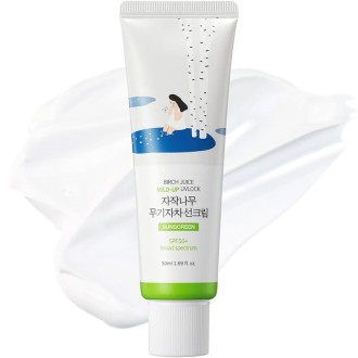 ROUND LAB Birch Juice Moisture Mild-Up Suncreen Cream SPF 50+ - Ochran