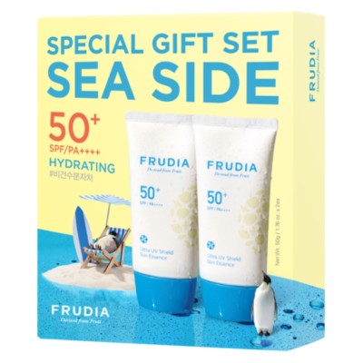 Frudia Ultra UV Shield Sun Essence SPF 50+ PA++++ Duo - drėkinamieji kremai nuo saulės, 100 g