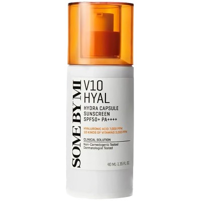Some By Mi V10 Hyal Hydra Capsule Sunscreen SPF 50+ - apsauginis odos kremas nuo saulės, 40 ml
