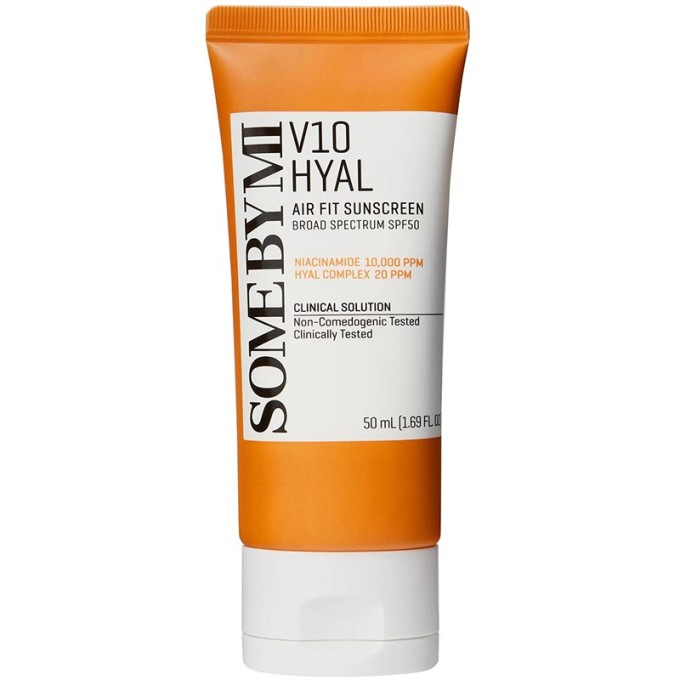 Some By Mi V10 Hyal Air Fit Sunscreen SPF 50 - drėkinamasis kremas nuo saulės, 50 ml