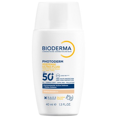 Bioderma Photoderm Xdefense Ultra-Fluid SPF 50+ - apsauga nuo neigiamo išorės poveikio, saulės ir