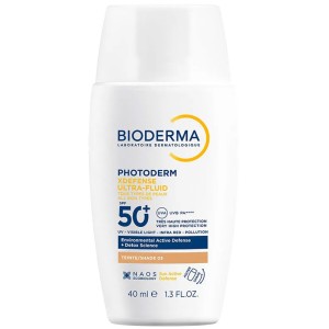 Bioderma Photoderm Xdefense Ultra-Fluid SPF 50+ - apsauga nuo neigiamo išorės poveikio, saulės ir