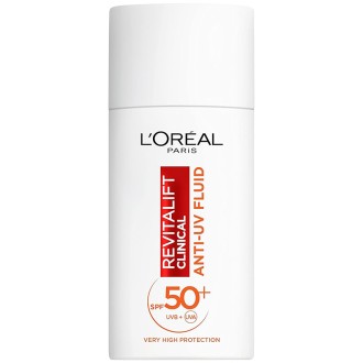L´Oréal Revitalift Clinical Brightening Moisturizer Vitamin C SPF 50+ - dieninis apsauginis skystis
