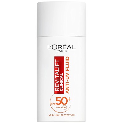 L´Oréal Revitalift Clinical Brightening Moisturizer Vitamin C SPF 50+ - dieninis apsauginis skystis
